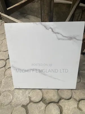 White Marble-Look Polished Porcelain Tile