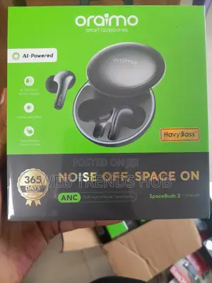 Oraimo Spacebuds 2 (Otw-631) - 52db Hybrid Anc Earbuds