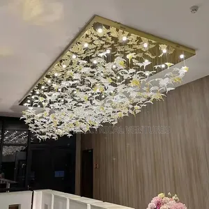 By 600mm Side by 1200mm Long Crystal Ceiling Fitting