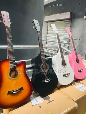 38” Leaning Acoustic Box Guitar for Learning Students