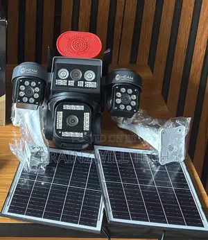 Hieasy 4g Aov 4 Lens PTZ Camera With Dual Solar Panel