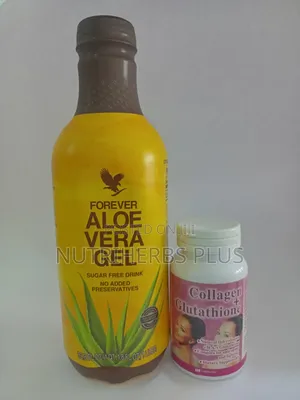 Forever Aloe Vera Gel Collagen+Glutathione:Enhanced Skin Brightening