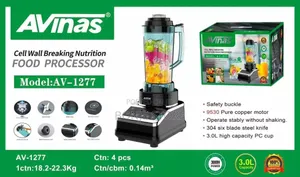 3l Avinas 1277 Mega Unbreakable Jar Blender Nutrition Food Processor
