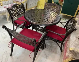 Meter Cast Outdoor Indoor Table and Chairs Set