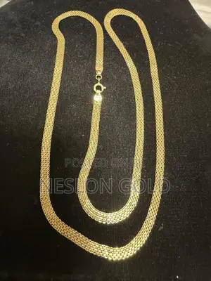 Pure 18karat Solid Gold Necklace Carpet Design