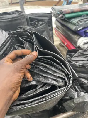 Heavy Duty Black Polythene Sheet – 2m X 15 Yards Waterproof Cover