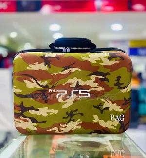 K Gaming Camo Ps5 Hard Shell Protective Carrying Bag
