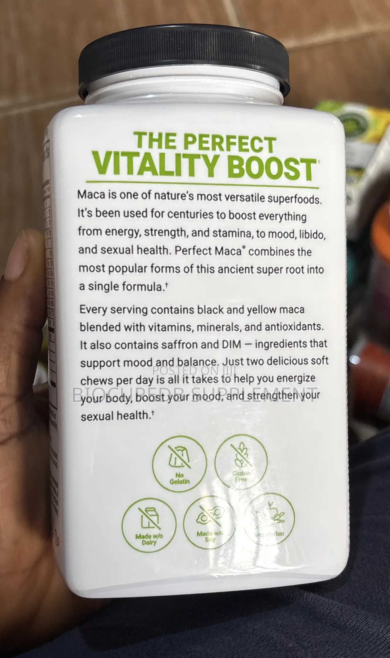 Force Factor Perfect Maca 60softchews