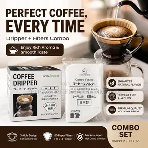 Coffee Dripper and Filter Combo
