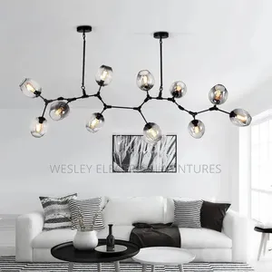 Nordic Glass Chandelier Light