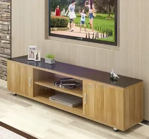 Tv Console Table With Tinted Glass Top