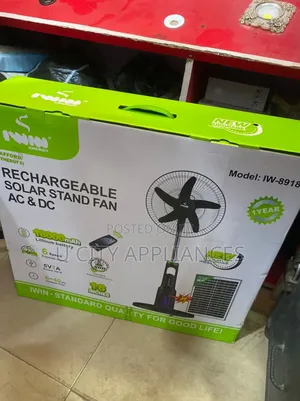 Iwin 18inch Rechargeable Solar Fan Mosquito Killer