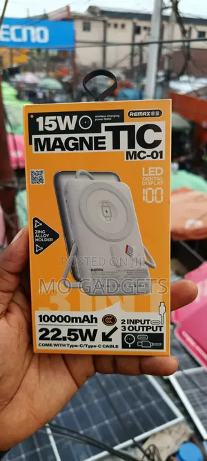 Remax 3in1 Magnetic 15watt 10,000mah