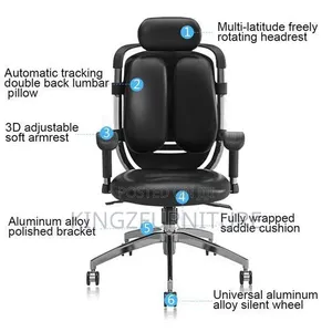 Executive Kidney Office Chair With Lumber Support