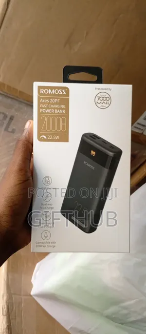 Romess Ares 20pf Power Bank 20000mah Fast Charging