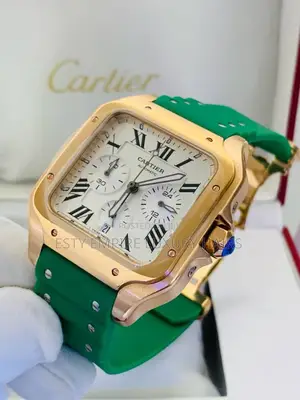 High Quality Original Cartier Rubber Wristwatch