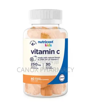 Nutricost Kids Vit C Gummies-for Kids (Ages 4+)-Orange Flavor X60