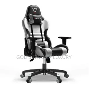 Furgle Custom Designed Home Office Gaming Chair - White and Black