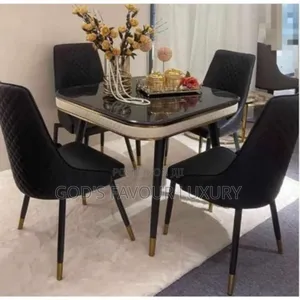 Square Dining Table and 4 Chairs