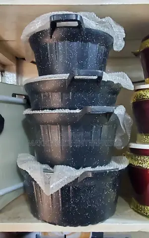 4pcs Brocook Granite Pot