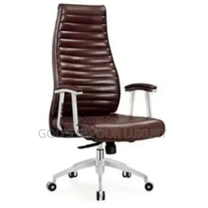 Executive Director Leather Chair - Brown