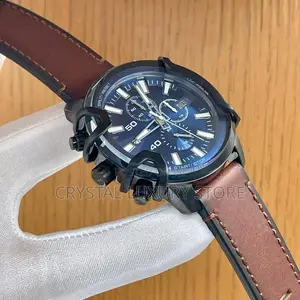 Diesel Quality Luxury Men Automatic Engine Wristwatch
