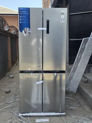 2026made Midea Inverter 4doors Side by Side Fridge Bottom Freezer