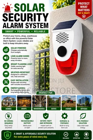 Solar Security Alarm System