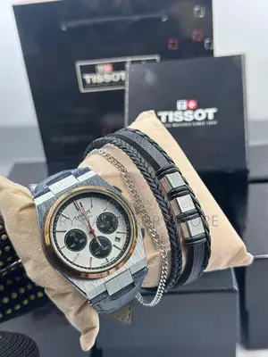 Tissot Quality Men Genuine Leather Wristwatch