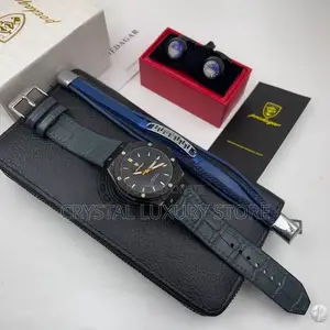 Poedagar Quality Men Genuine Leather Wristwatch/Bangl