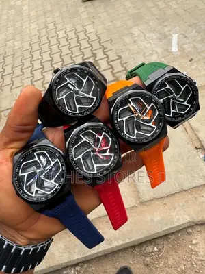 Rick Rubber Spinning Wrist Watch Available as Seen