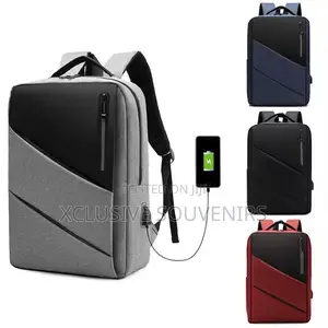 Custom Logo Waterproof Laptop Backpack With Usb Charging