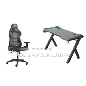 Gaming Chair and Table Set