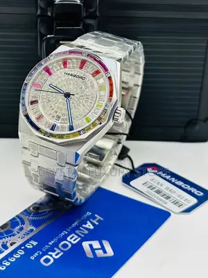 Hanboro Quality Luxury Men Automatic Engine Wristwatch