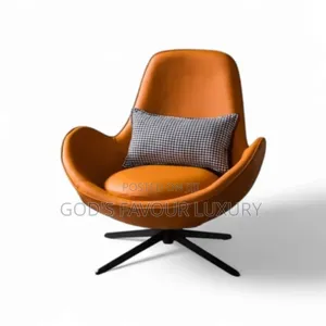 Swivel Lesiure Lounge Sofa Chair - Orange