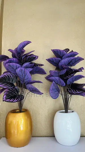 Artificial Flowers in Fibreglass Vase