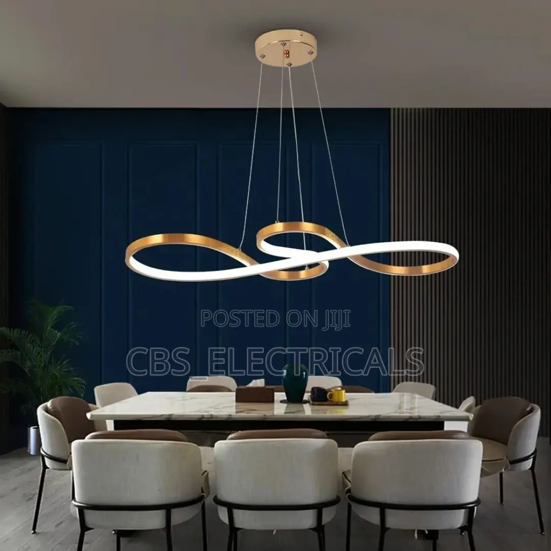 Modern Infinity Wave Led Chandelier!