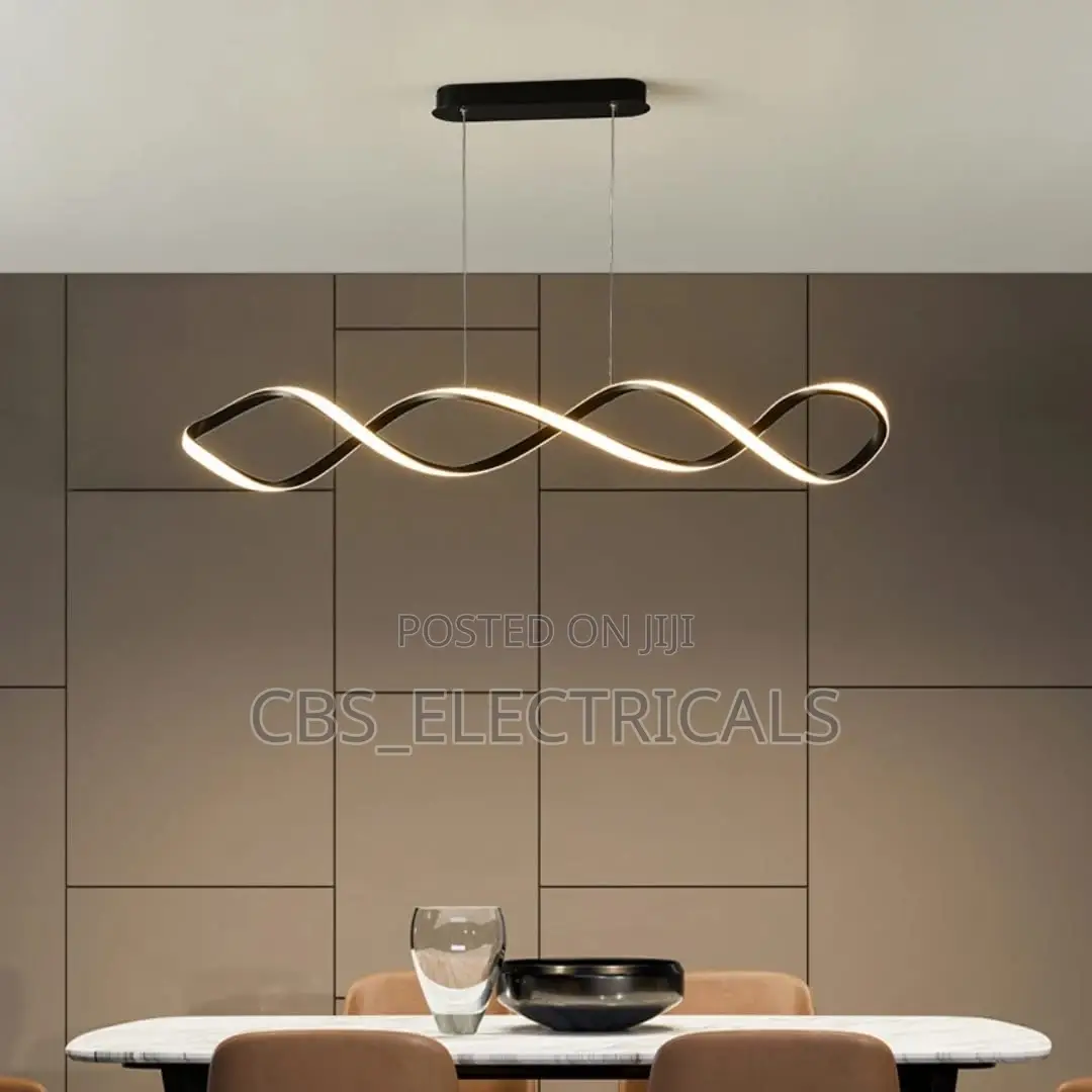 Modern Infinity Wave Led Chandelier!