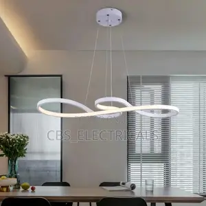 Modern Infinity Wave Led Chandelier!