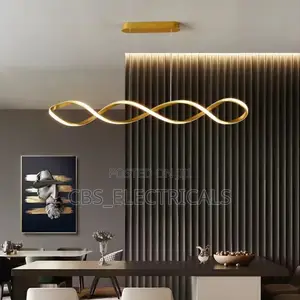 Modern Infinity Wave Led Chandelier!