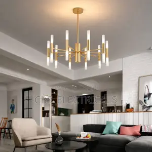 Nordic Gold Spoke Chandelier!