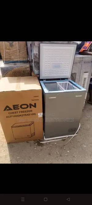 New Aeon 100l Chest Freezer With Key Faster Cooling Warranty1year