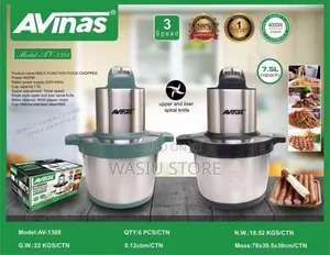 Avinas 7.5l Yam Pounder and Food Processor