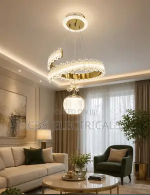 Modern Linear Geometric Led Chandeliers!