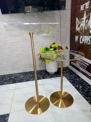 Imported Quality One Pole Acrylic Pulpit