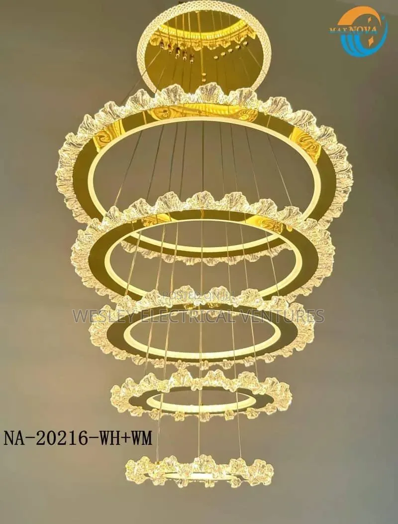 5 Ringscrystal Drop Light