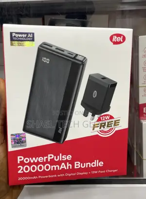 Itel 20,000mah Powerbank Bundle With Charger