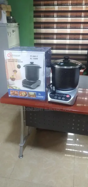 Rohnson 8l 1200w Fufu/Ugali/Banku Pounded Yam Maker