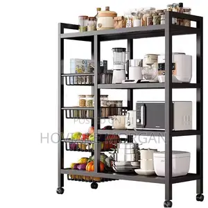 4 Layer Rack With Basket