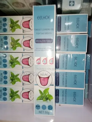 Eelhoe Tongue Cleaning Gel With Silicone Scraper